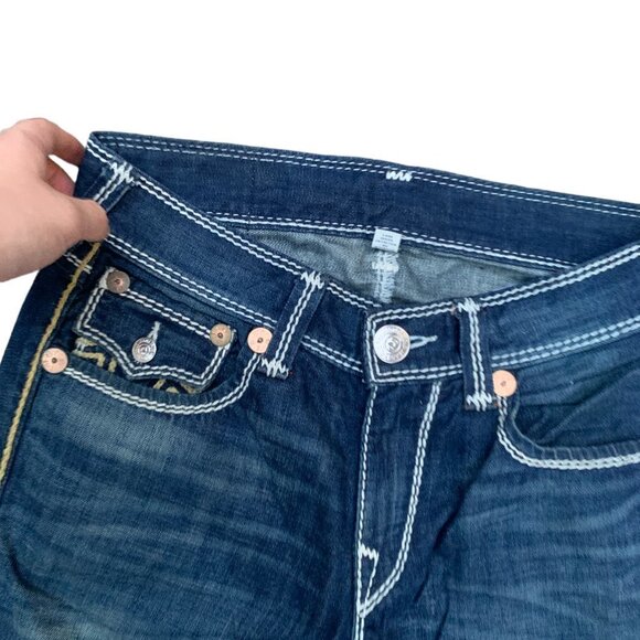 Vintage True Religion Jeans Size 31 STRAIGHT ROPE STITCH - Picture 7 of 8
